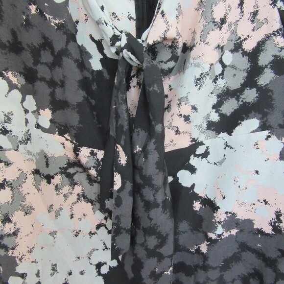 NWOT Mac & Jac Long Sleeve Blouse -  Elegant Bow Tie Knot - Back Zipper - Size M - Picture 4 of 12